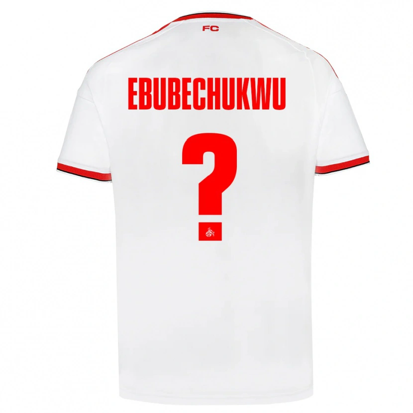 Danxen Mujer Camiseta Duru-Francis Promise Ebubechukwu #0 Blanco Rojo Negro 1ª Equipación 2026/27 La Camisa México