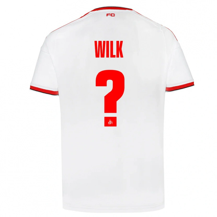Danxen Mujer Camiseta Emil Wilk #0 Blanco Rojo Negro 1ª Equipación 2026/27 La Camisa México