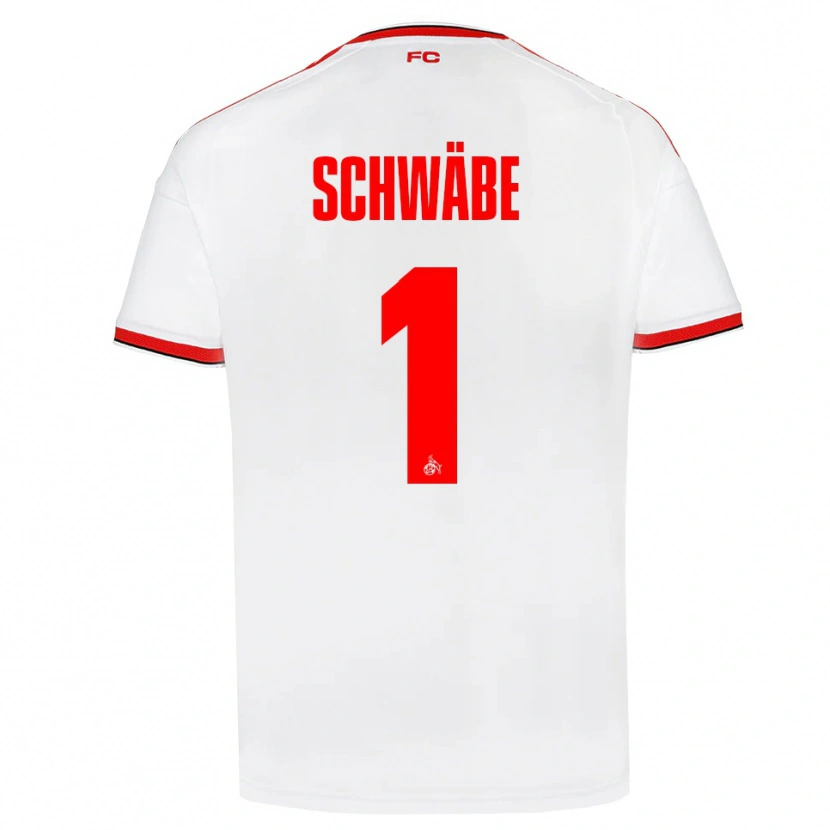 Danxen Mujer Camiseta Marvin Schwäbe #1 Blanco Rojo Negro 1ª Equipación 2026/27 La Camisa México
