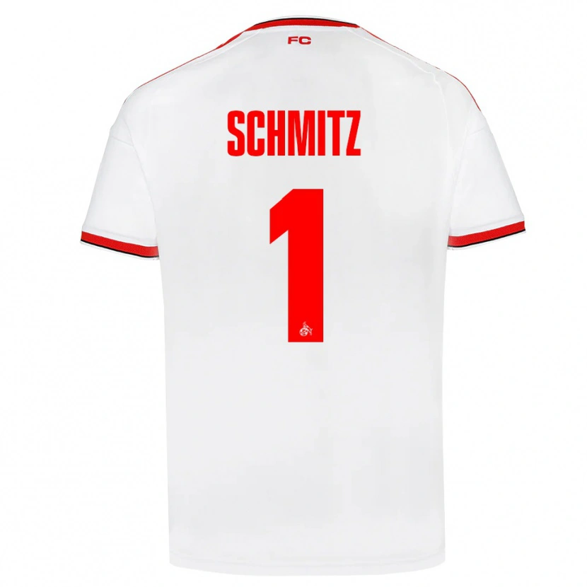 Danxen Mujer Camiseta Lisa Schmitz #1 Blanco Rojo Negro 1ª Equipación 2026/27 La Camisa México