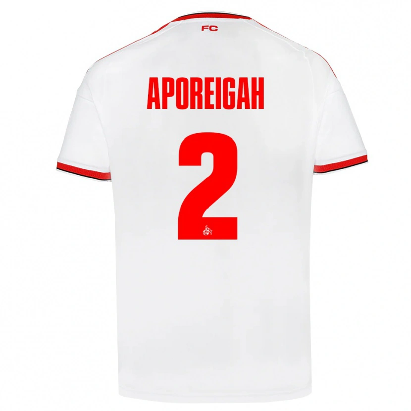 Danxen Mujer Camiseta Leo Aporeigah #2 Blanco Rojo Negro 1ª Equipación 2026/27 La Camisa México