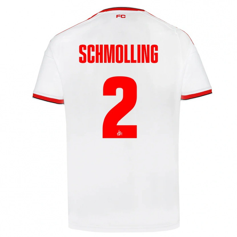 Danxen Mujer Camiseta Viktor Schmolling #2 Blanco Rojo Negro 1ª Equipación 2026/27 La Camisa México