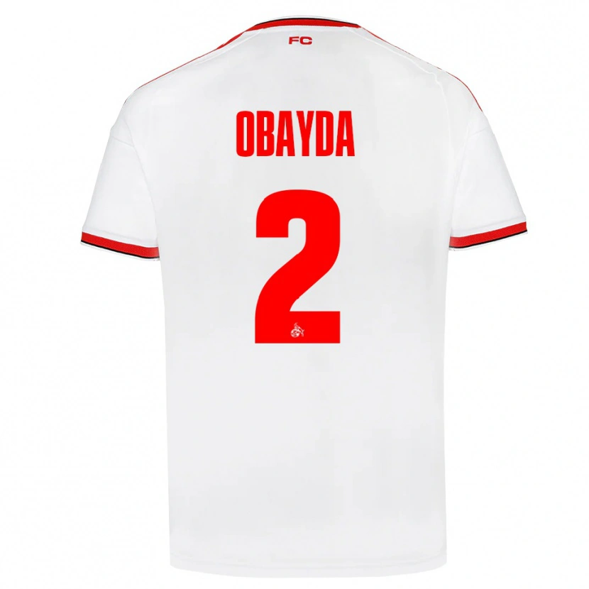 Danxen Mujer Camiseta Yazan Obayda #2 Blanco Rojo Negro 1ª Equipación 2026/27 La Camisa México