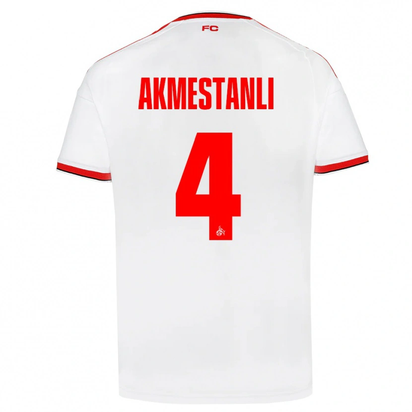 Danxen Mujer Camiseta Teoman Akmestanli #4 Blanco Rojo Negro 1ª Equipación 2026/27 La Camisa México