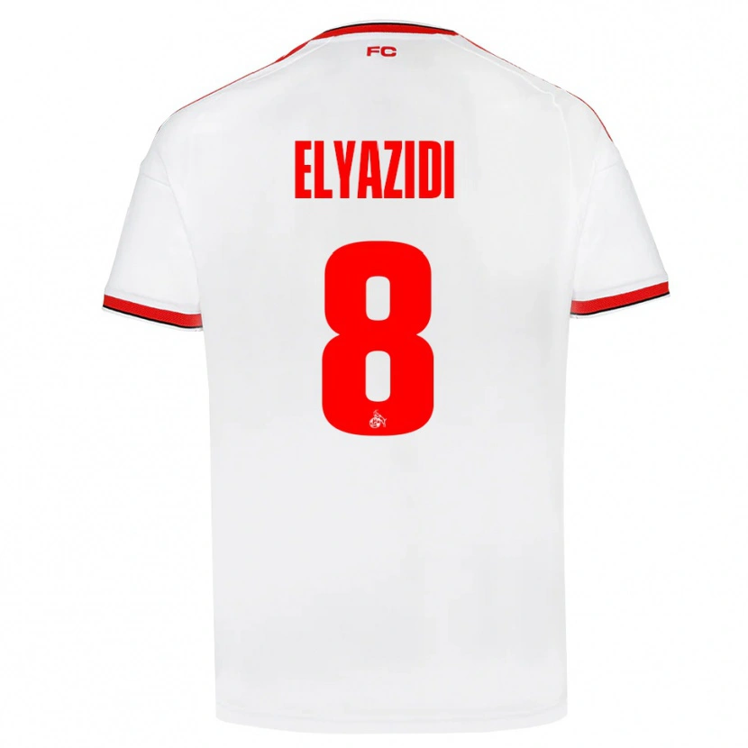 Danxen Mujer Camiseta Ilias Elyazidi #8 Blanco Rojo Negro 1ª Equipación 2026/27 La Camisa México
