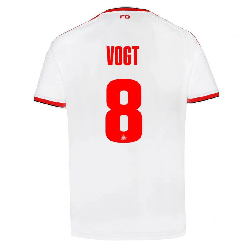 Danxen Mujer Camiseta Laura Vogt #8 Blanco Rojo Negro 1ª Equipación 2026/27 La Camisa México