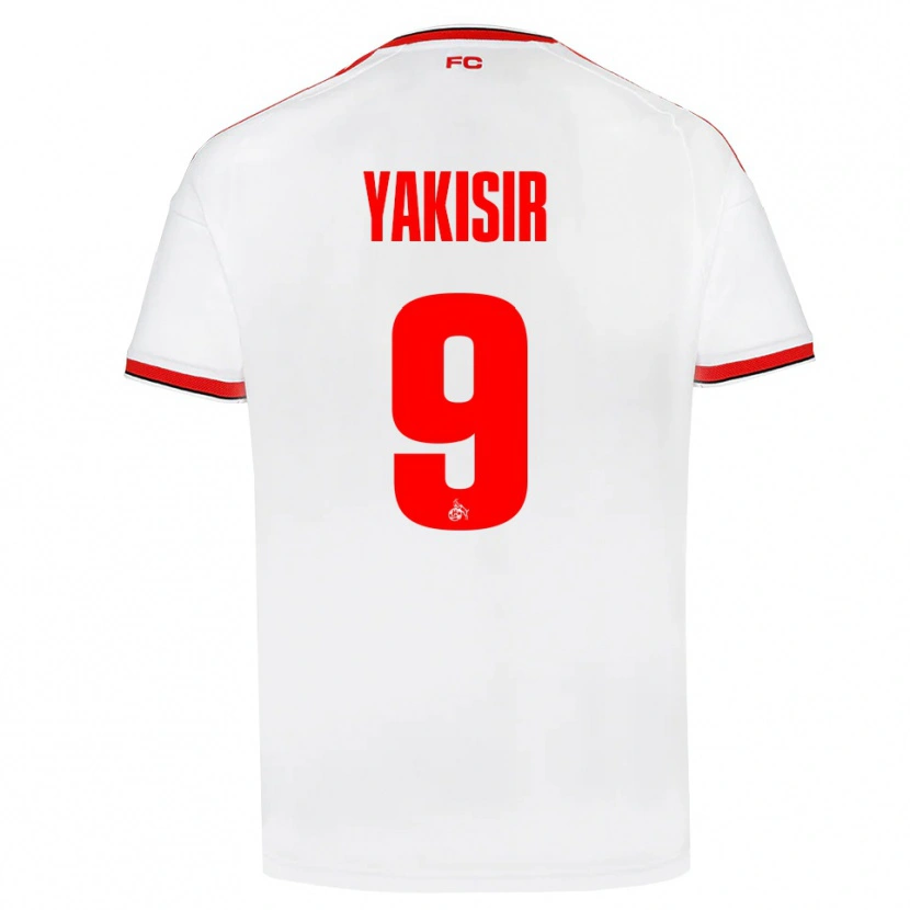 Danxen Mujer Camiseta Emir-Ahmet Yakisir #9 Blanco Rojo Negro 1ª Equipación 2026/27 La Camisa México
