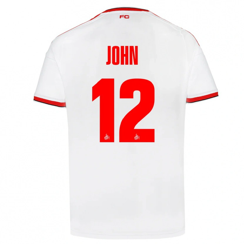 Danxen Mujer Camiseta Neven John #12 Blanco Rojo Negro 1ª Equipación 2026/27 La Camisa México