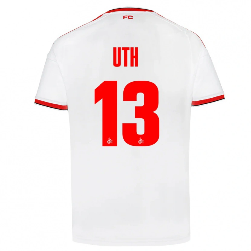 Danxen Mujer Camiseta Mark Uth #13 Blanco Rojo Negro 1ª Equipación 2026/27 La Camisa México