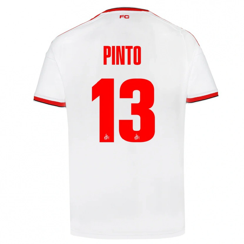 Danxen Mujer Camiseta João Pinto #13 Blanco Rojo Negro 1ª Equipación 2026/27 La Camisa México