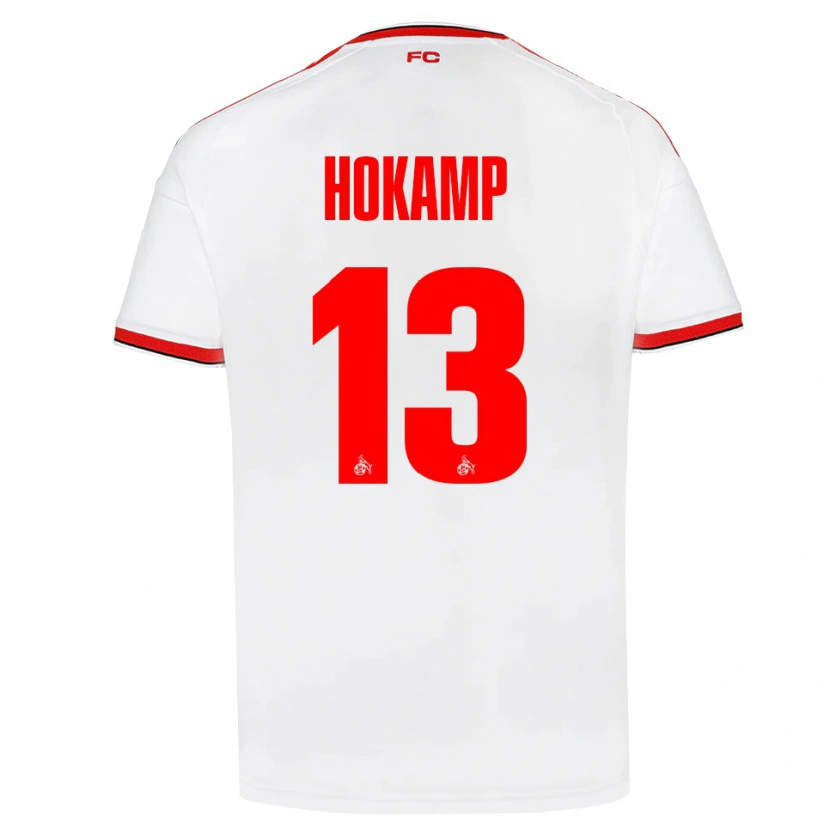 Danxen Mujer Camiseta Merle Hokamp #13 Blanco Rojo Negro 1ª Equipación 2026/27 La Camisa México
