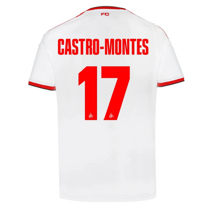 Danxen Mujer Camiseta Alessio Castro-Montes #17 Blanco Rojo Negro 1ª Equipación 2026/27 La Camisa México