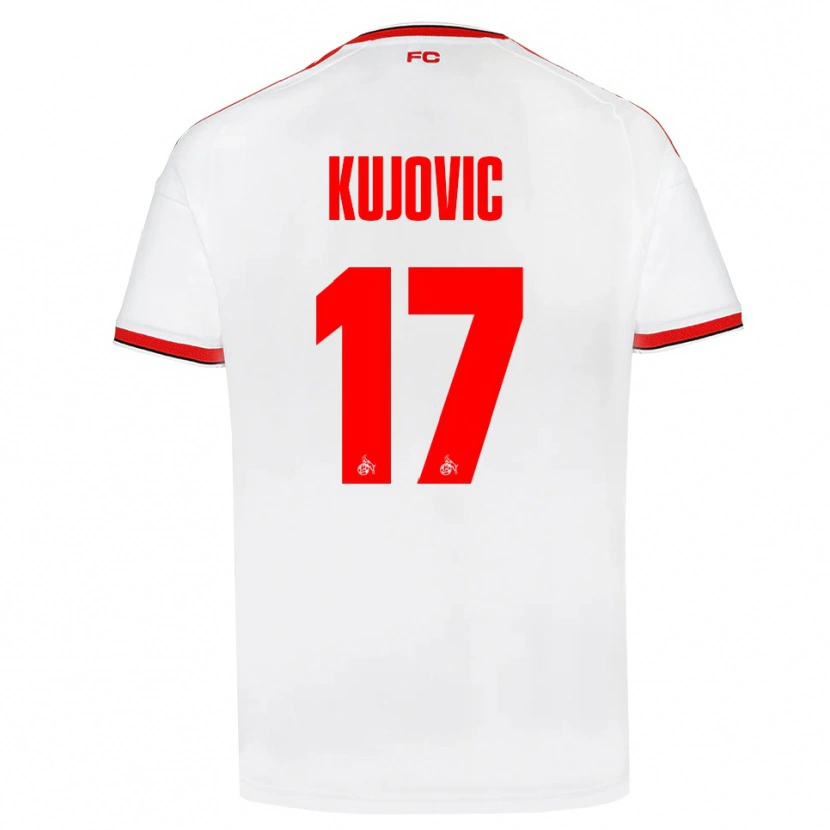 Danxen Mujer Camiseta Emin Kujovic #17 Blanco Rojo Negro 1ª Equipación 2026/27 La Camisa México