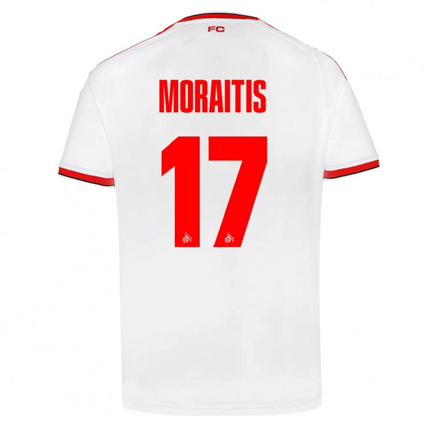 Danxen Mujer Camiseta Victor Moraitis #17 Blanco Rojo Negro 1ª Equipación 2026/27 La Camisa México
