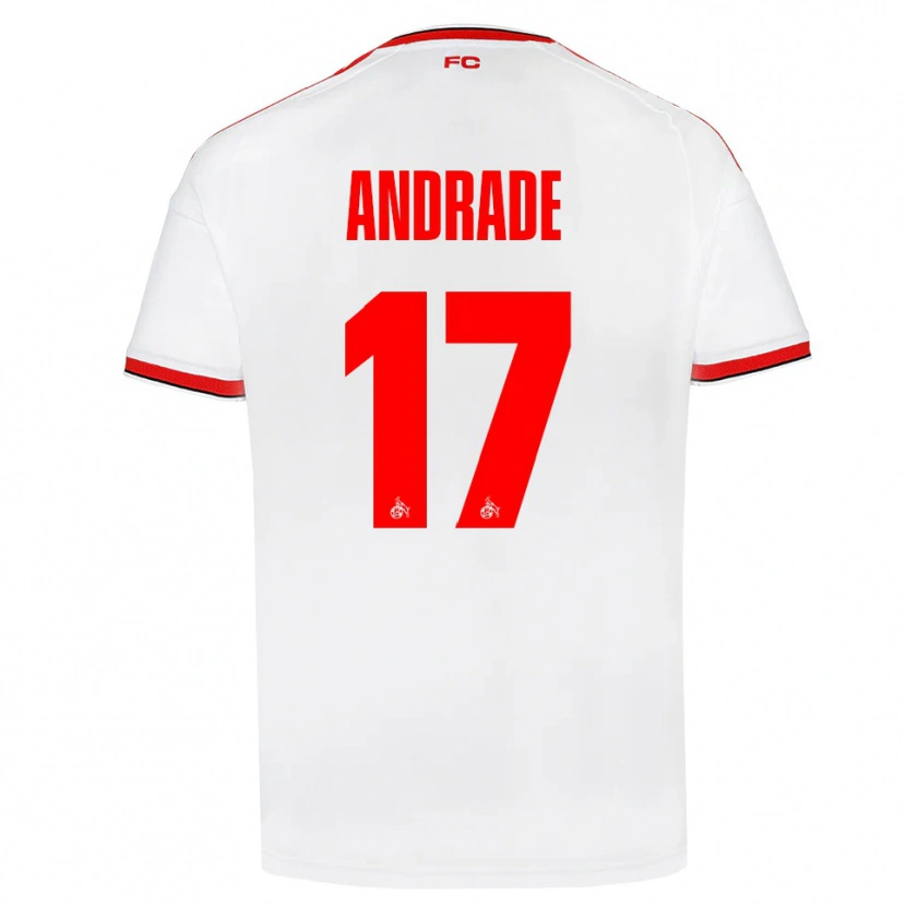 Danxen Mujer Camiseta Lydia Andrade #17 Blanco Rojo Negro 1ª Equipación 2026/27 La Camisa México