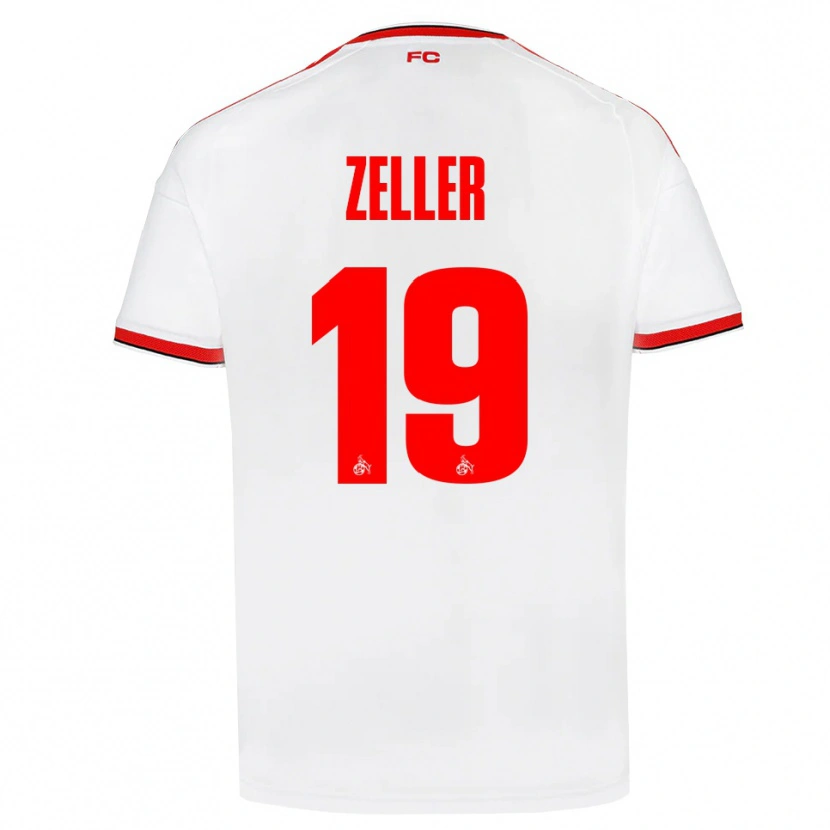 Danxen Mujer Camiseta Dóra Zeller #19 Blanco Rojo Negro 1ª Equipación 2026/27 La Camisa México