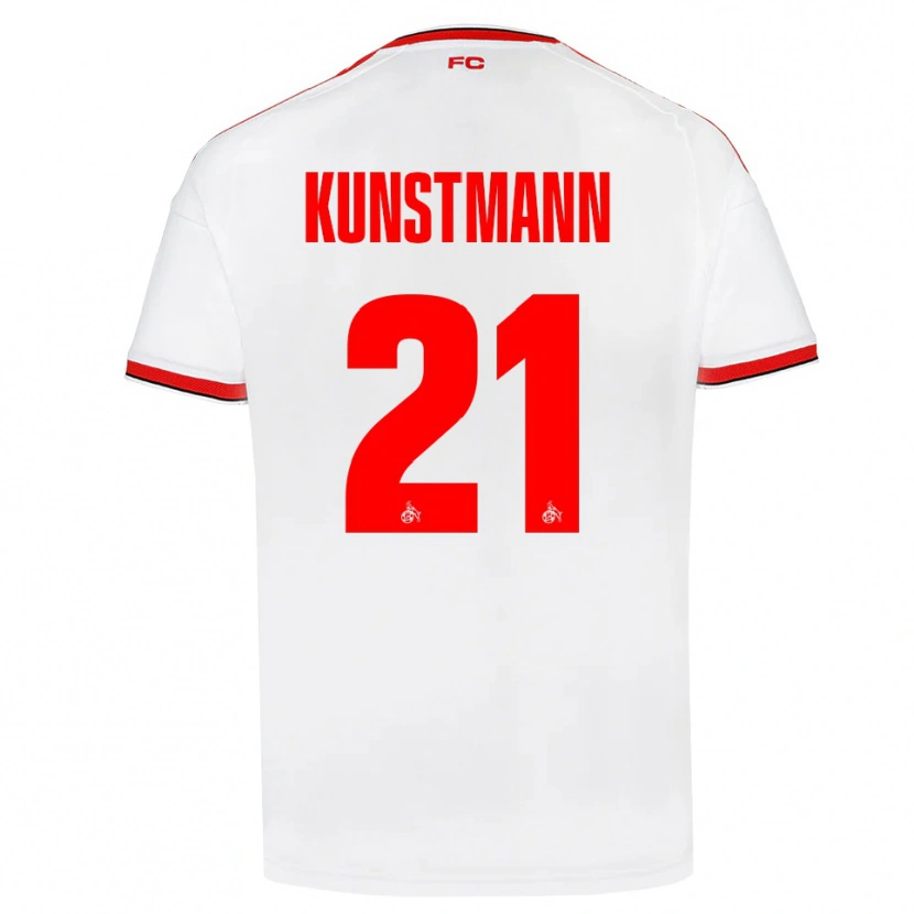 Danxen Mujer Camiseta Jonas Kunstmann #21 Blanco Rojo Negro 1ª Equipación 2026/27 La Camisa México