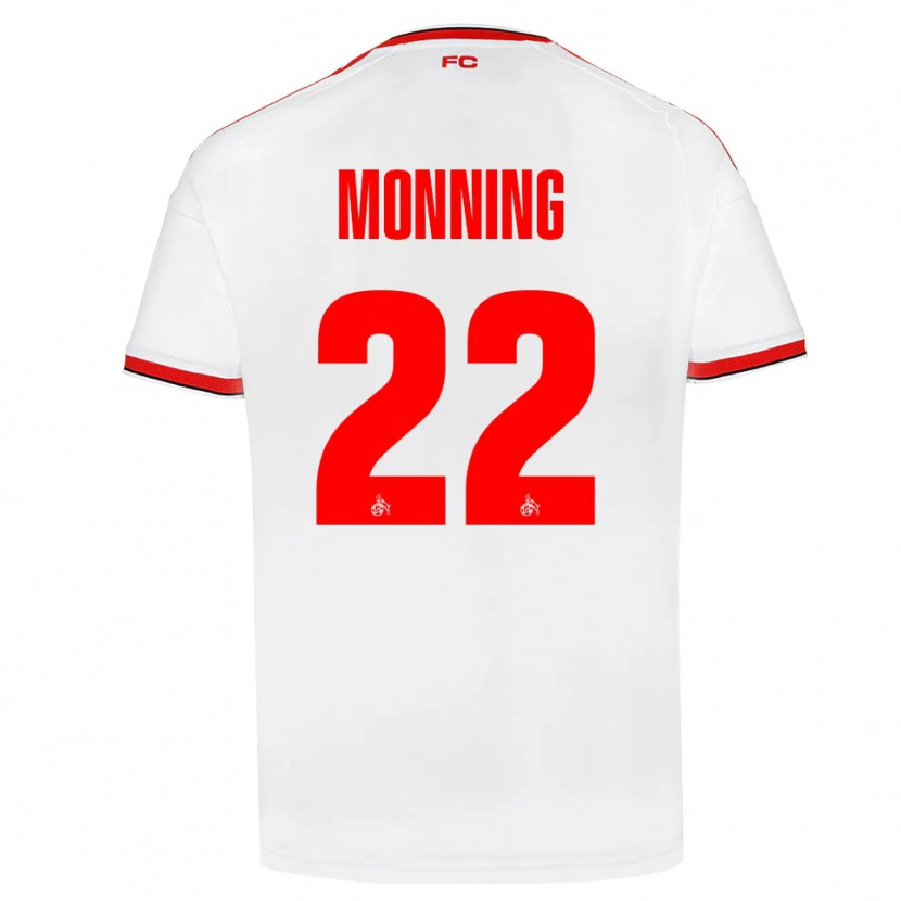 Danxen Mujer Camiseta Marlon Monning #22 Blanco Rojo Negro 1ª Equipación 2026/27 La Camisa México