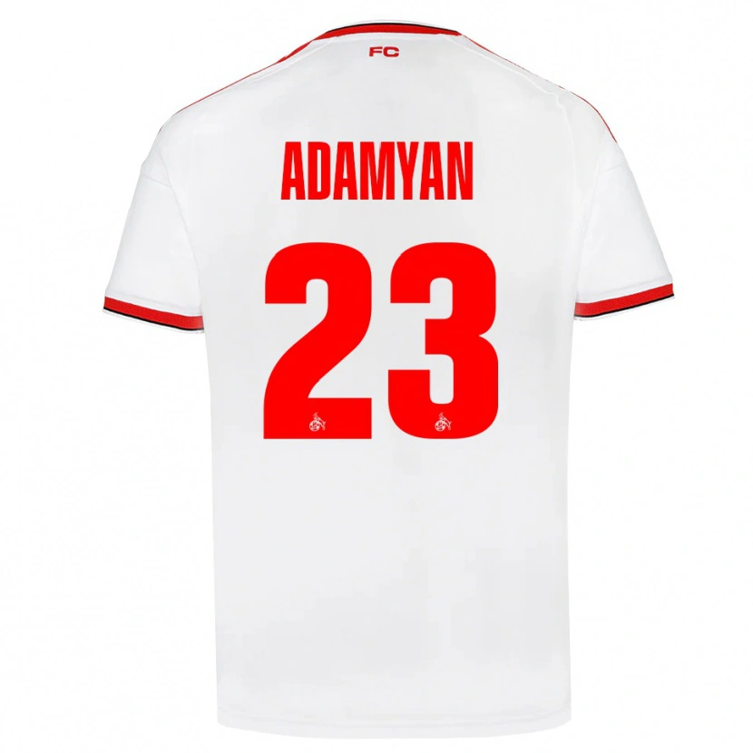 Danxen Mujer Camiseta Sargis Adamyan #23 Blanco Rojo Negro 1ª Equipación 2026/27 La Camisa México
