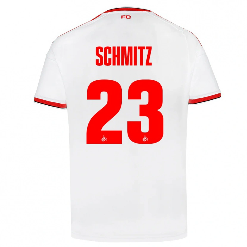 Danxen Mujer Camiseta Timo Schmitz #23 Blanco Rojo Negro 1ª Equipación 2026/27 La Camisa México