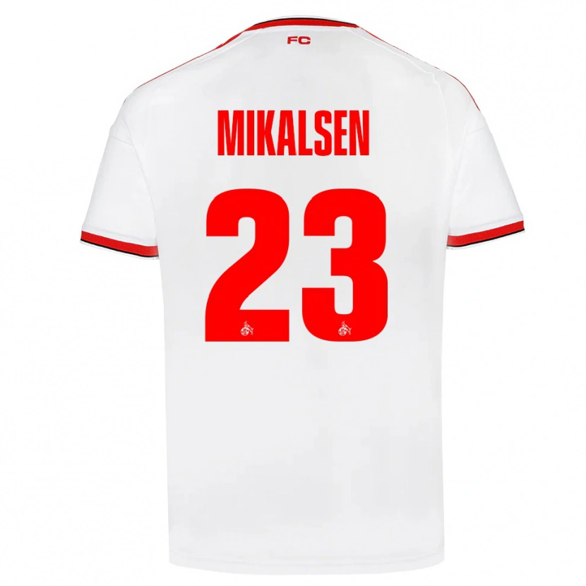 Danxen Mujer Camiseta Aurora Mikalsen #23 Blanco Rojo Negro 1ª Equipación 2026/27 La Camisa México