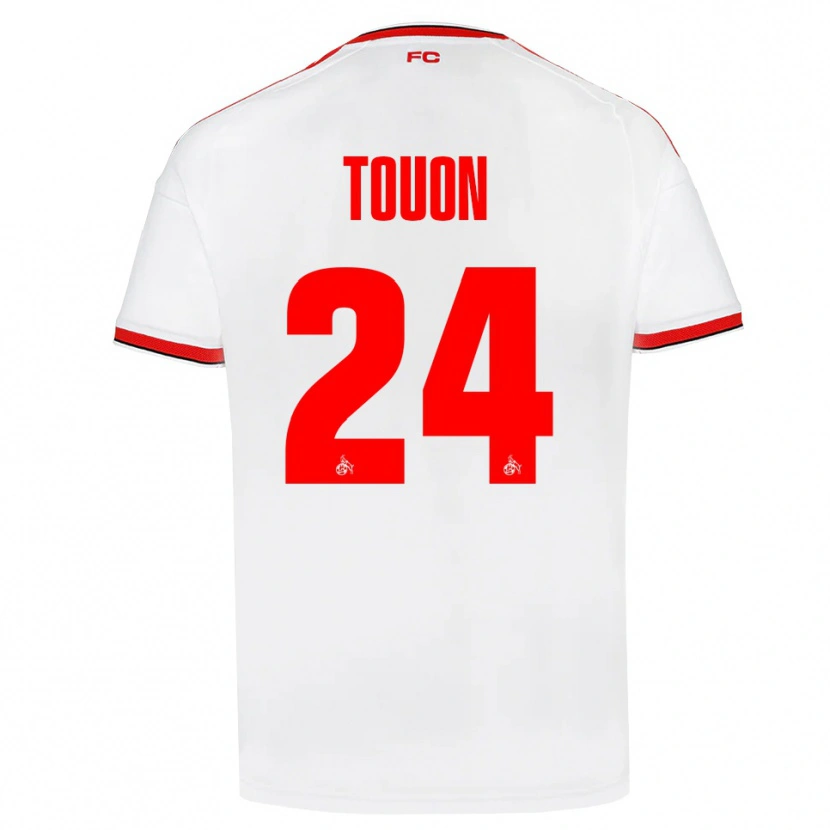 Danxen Mujer Camiseta Ella Touon #24 Blanco Rojo Negro 1ª Equipación 2026/27 La Camisa México