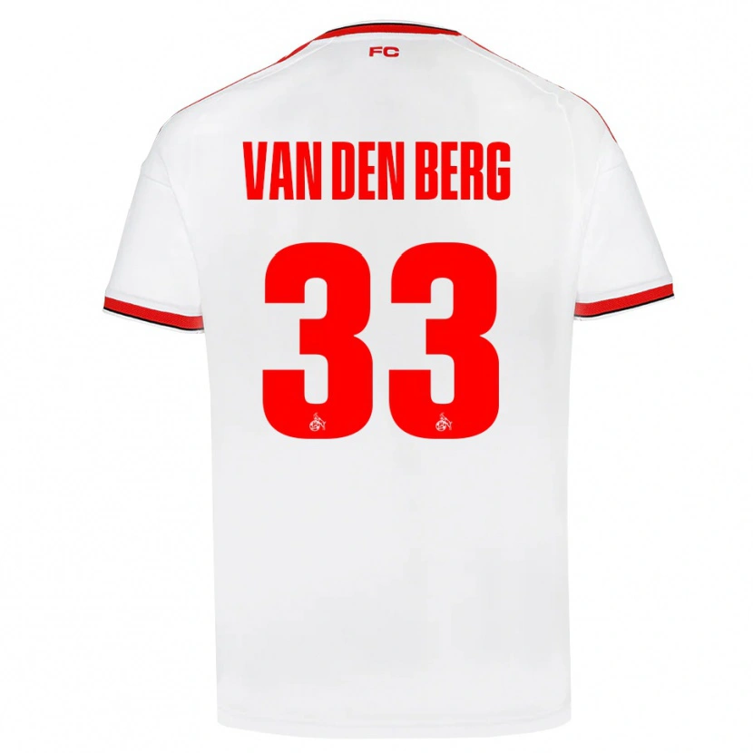 Danxen Mujer Camiseta Rav Van Den Berg #33 Blanco Rojo Negro 1ª Equipación 2026/27 La Camisa México