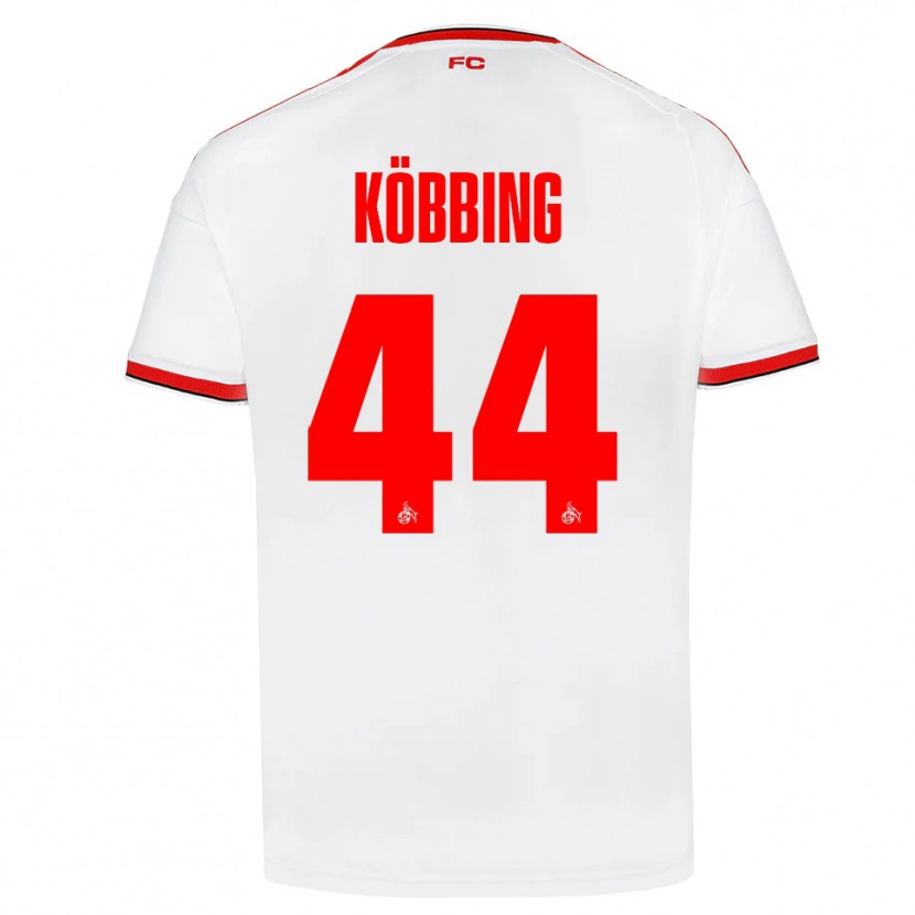 Danxen Mujer Camiseta Matthias Köbbing #44 Blanco Rojo Negro 1ª Equipación 2026/27 La Camisa México