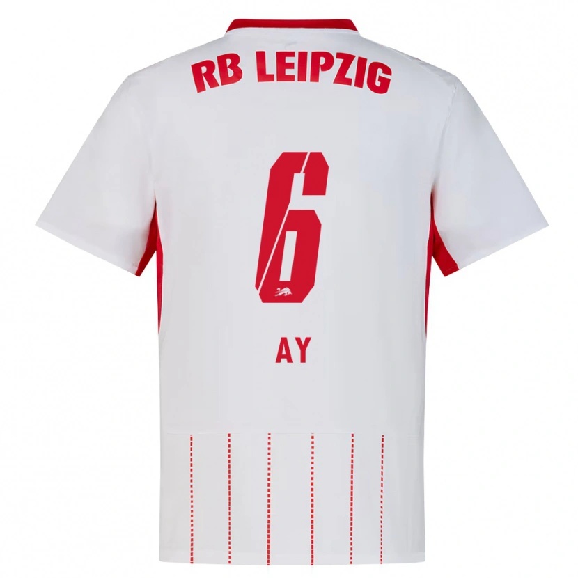 Danxen Mujer Camiseta Koby Ay #6 Rojo Blanco Amarillo 1ª Equipación 2026/27 La Camisa México