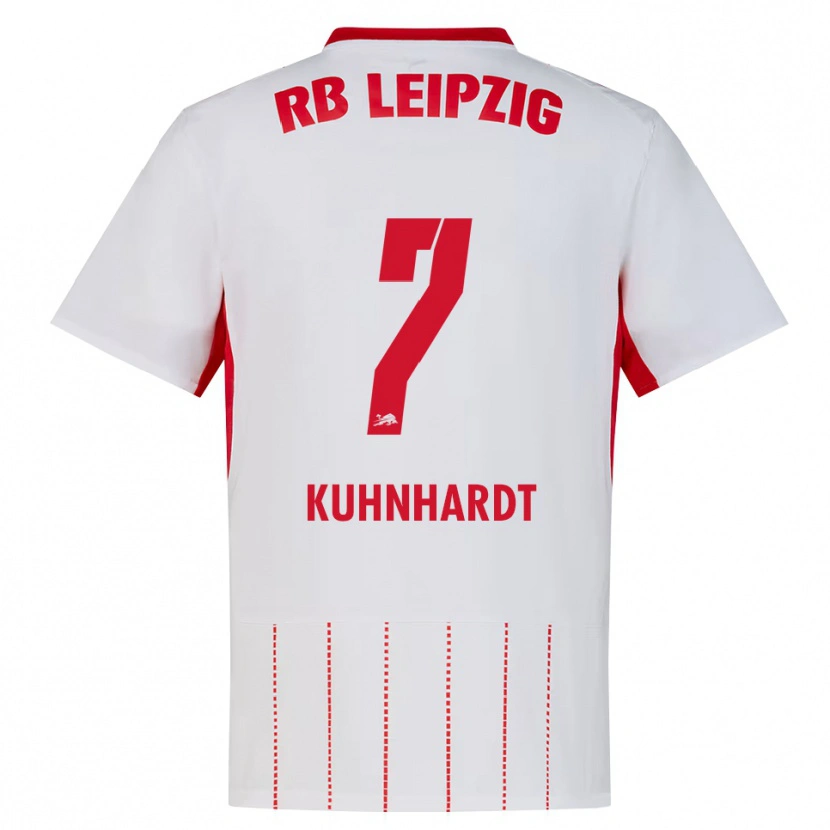 Danxen Mujer Camiseta Paul Kühnhardt #7 Rojo Blanco Amarillo 1ª Equipación 2026/27 La Camisa México