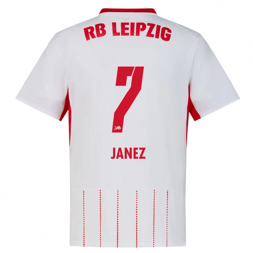 Danxen Mujer Camiseta Korina Lara Janež #7 Rojo Blanco Amarillo 1ª Equipación 2026/27 La Camisa México