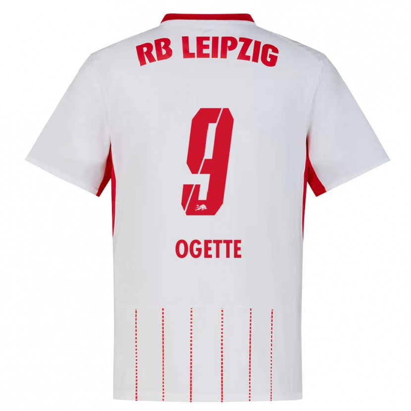 Danxen Mujer Camiseta Israel Ogette #9 Rojo Blanco Amarillo 1ª Equipación 2026/27 La Camisa México