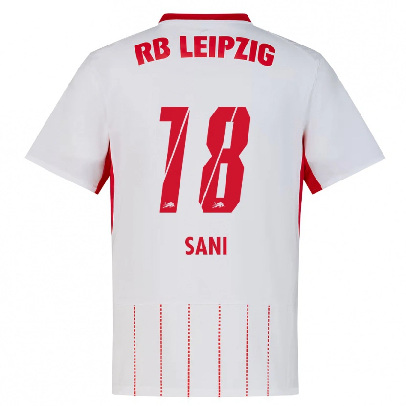 Danxen Mujer Camiseta Suleman Sani #18 Rojo Blanco Amarillo 1ª Equipación 2026/27 La Camisa México