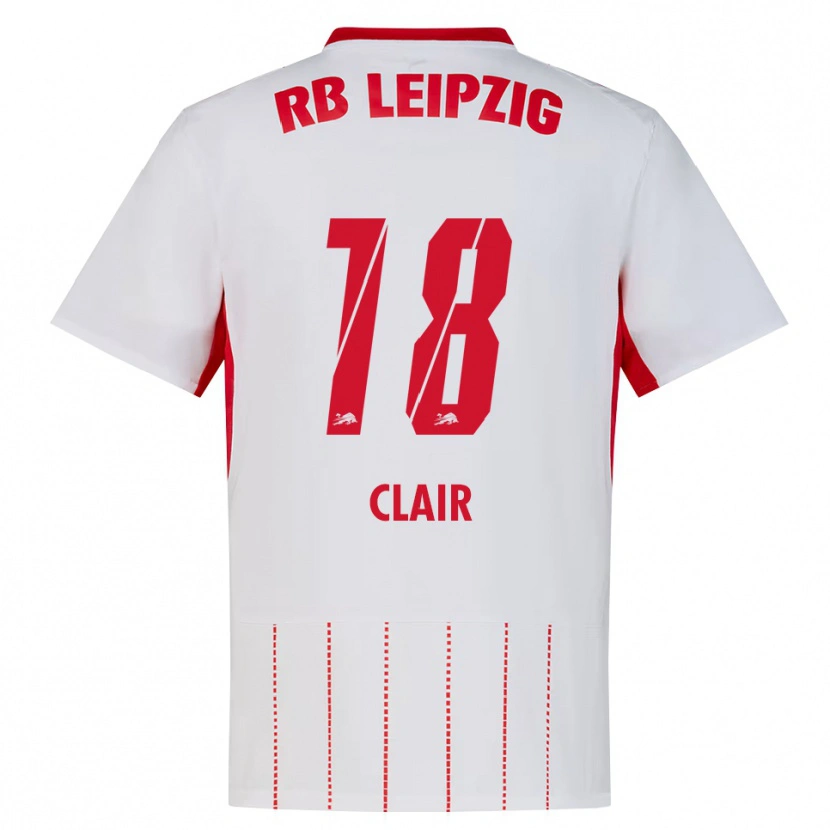Danxen Mujer Camiseta Vincent Clair #18 Rojo Blanco Amarillo 1ª Equipación 2026/27 La Camisa México