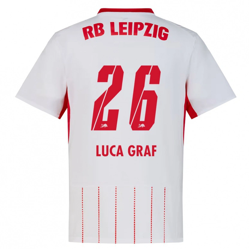 Danxen Mujer Camiseta Luca Marie Graf #26 Rojo Blanco Amarillo 1ª Equipación 2026/27 La Camisa México