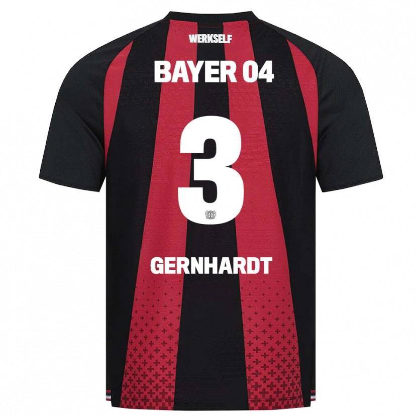 Danxen Mujer Camiseta Nils Gernhardt #3 Negro Blanco Rojo 1ª Equipación 2026/27 La Camisa México