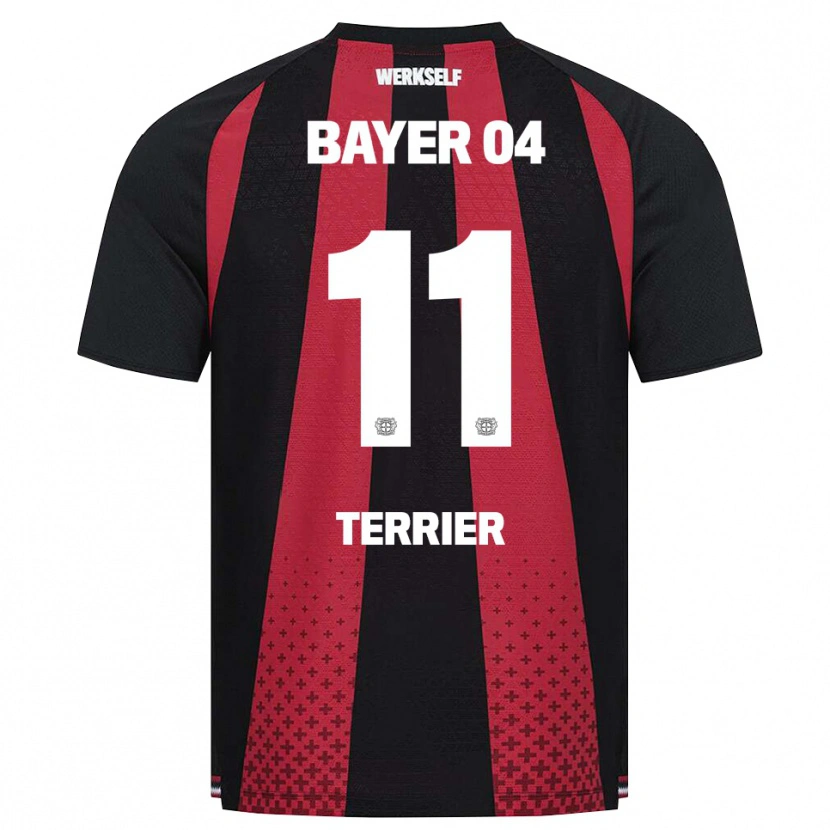 Danxen Mujer Camiseta Martin Terrier #11 Negro Blanco Rojo 1ª Equipación 2026/27 La Camisa México