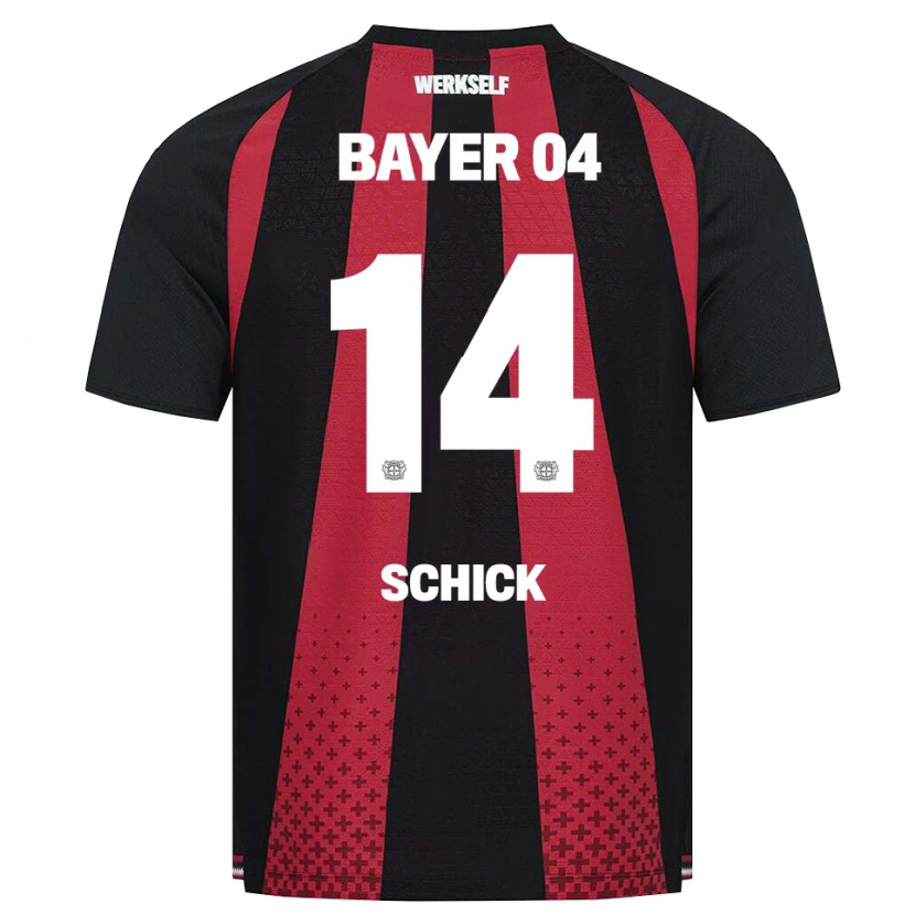 Danxen Mujer Camiseta Patrik Schick #14 Negro Blanco Rojo 1ª Equipación 2026/27 La Camisa México