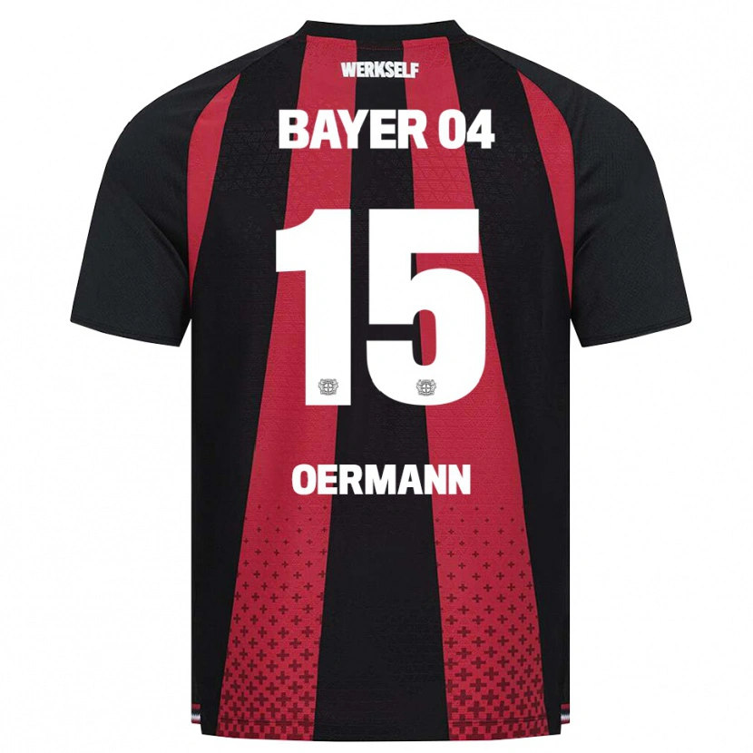 Danxen Mujer Camiseta Tim Oermann #15 Negro Blanco Rojo 1ª Equipación 2026/27 La Camisa México