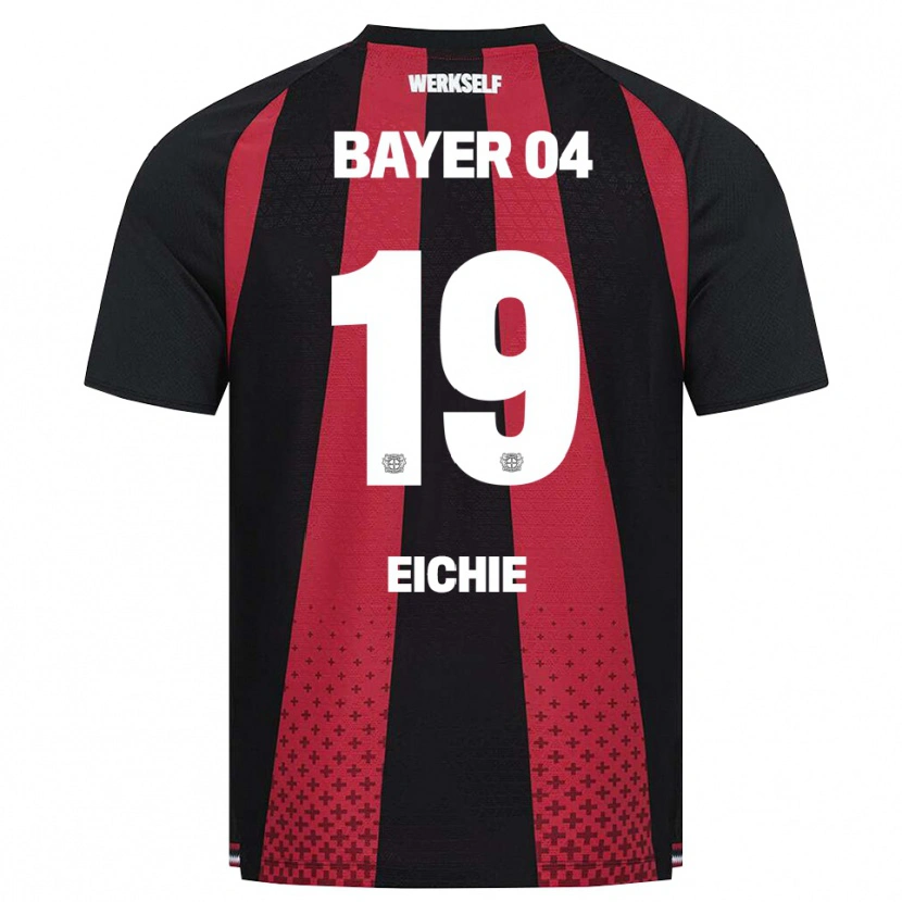 Danxen Mujer Camiseta Isaiah Eichie #19 Negro Blanco Rojo 1ª Equipación 2026/27 La Camisa México