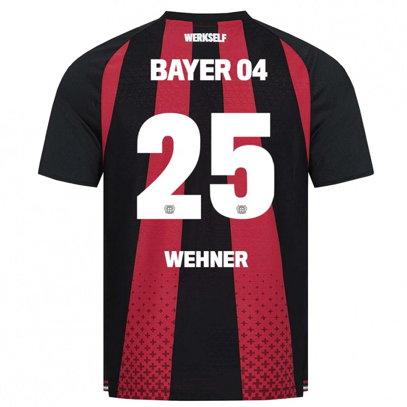 Danxen Mujer Camiseta Luca Wehner #25 Negro Blanco Rojo 1ª Equipación 2026/27 La Camisa México