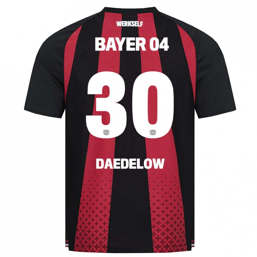 Danxen Mujer Camiseta Ida Daedelow #30 Negro Blanco Rojo 1ª Equipación 2026/27 La Camisa México