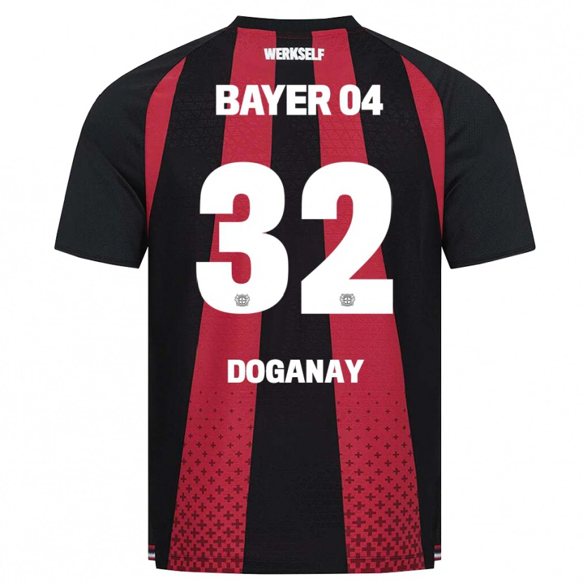 Danxen Mujer Camiseta Kenan Doganay #32 Negro Blanco Rojo 1ª Equipación 2026/27 La Camisa México