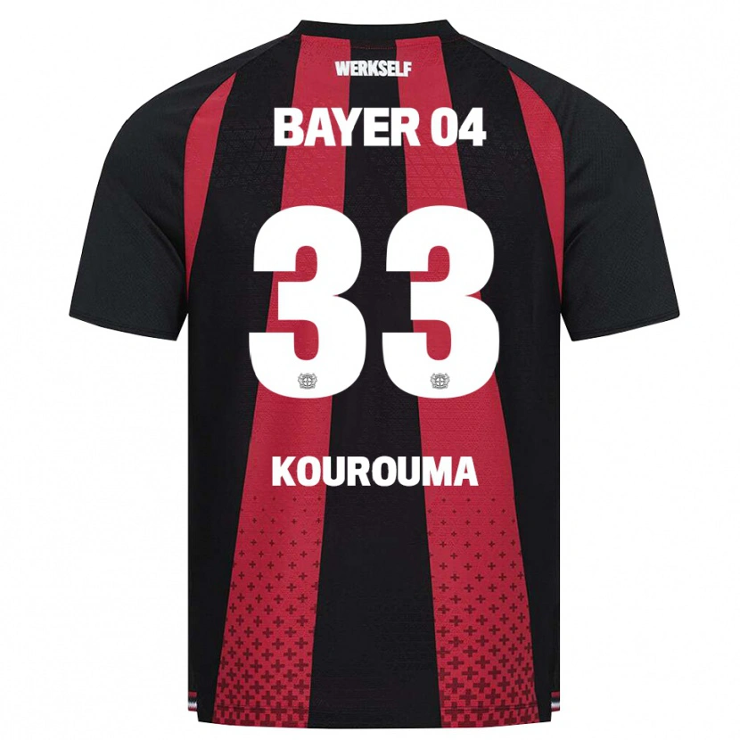 Danxen Mujer Camiseta Fakouman Kourouma #33 Negro Blanco Rojo 1ª Equipación 2026/27 La Camisa México