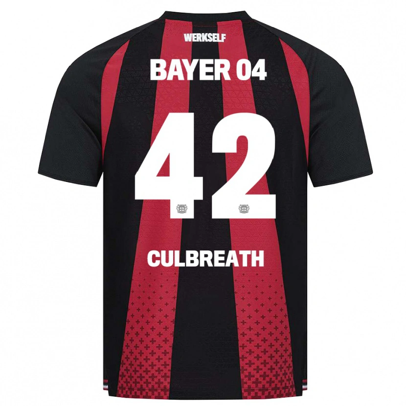 Danxen Mujer Camiseta Montrell Culbreath #42 Negro Blanco Rojo 1ª Equipación 2026/27 La Camisa México