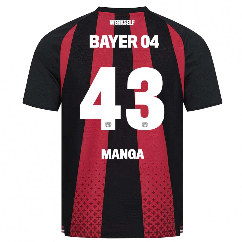 Danxen Mujer Camiseta Edmond Manga #43 Negro Blanco Rojo 1ª Equipación 2026/27 La Camisa México