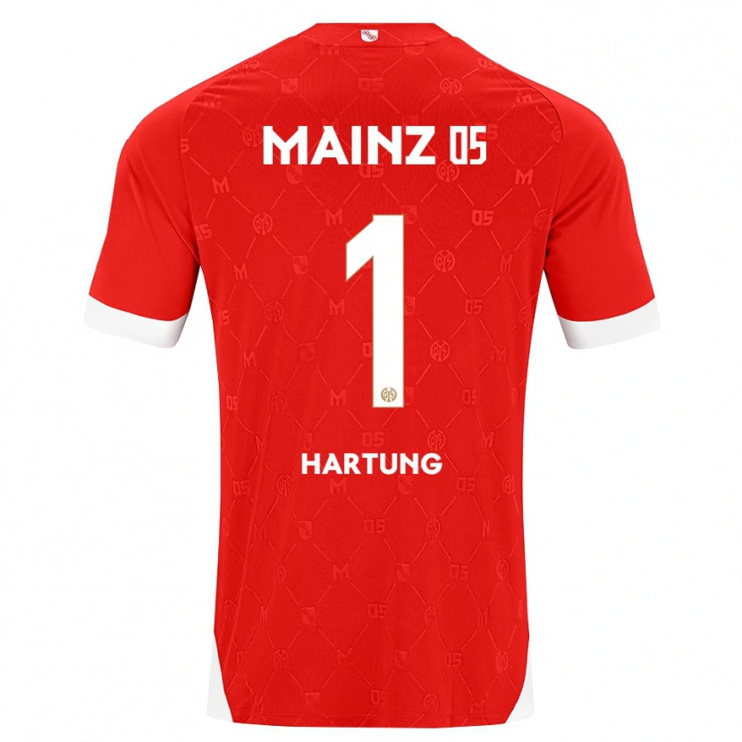 Danxen Mujer Camiseta Nick Hartung #1 Rojo Blanco 1ª Equipación 2026/27 La Camisa México