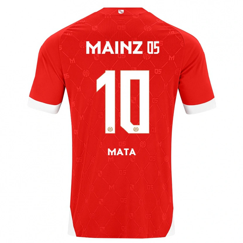 Danxen Mujer Camiseta Ken Mata #10 Rojo Blanco 1ª Equipación 2026/27 La Camisa México