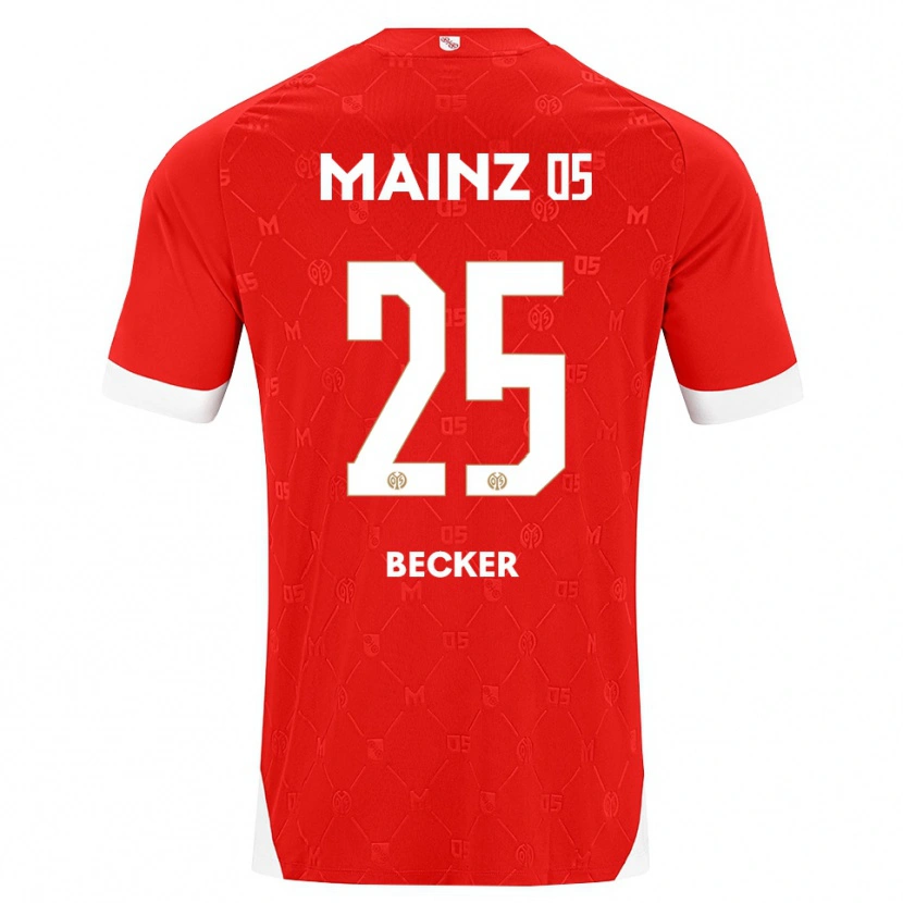 Danxen Mujer Camiseta Kathrin Becker #25 Rojo Blanco 1ª Equipación 2026/27 La Camisa México