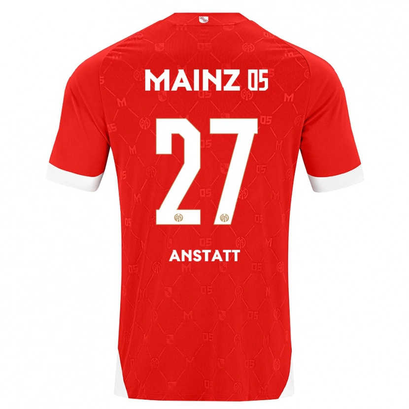 Danxen Mujer Camiseta Nadine Anstatt #27 Rojo Blanco 1ª Equipación 2026/27 La Camisa México